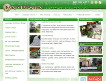 Tablet Screenshot of landdesignbyarmstrong.com